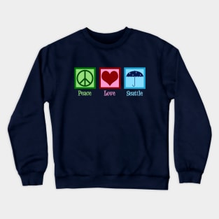 Peace Love Seattle Crewneck Sweatshirt